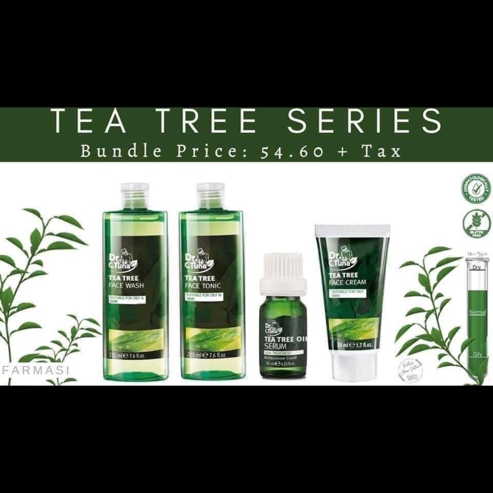 Farmasi Tea Tree Skincare Line Face Wash Tonic